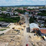 23.06.2022. Kielce. Przebudowa skrzyżowania Alei Solidarności z Aleją Tysiąclecia Państwa Polskiego / Fot. Jarosław Kubalski - Radio Kielce