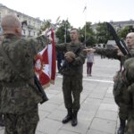 11.06.2022. Kielce. Przysięga żołnierzy 10. Świętokrzyskiej Brygady Wojsk Obrony Terytorialnej / Jarosław Kubalski / Radio Kielce