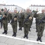 11.06.2022. Kielce. Przysięga żołnierzy 10. Świętokrzyskiej Brygady Wojsk Obrony Terytorialnej / Jarosław Kubalski / Radio Kielce