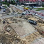 23.06.2022. Kielce. Przebudowa skrzyżowania Alei Solidarności z Aleją Tysiąclecia Państwa Polskiego / Fot. Jarosław Kubalski - Radio Kielce