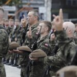 11.06.2022. Kielce. Przysięga żołnierzy 10. Świętokrzyskiej Brygady Wojsk Obrony Terytorialnej / Jarosław Kubalski / Radio Kielce