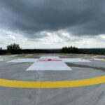 02.06.2022. Ostrowiec Św. Otwarcie lądowiska dla śmigłowców na dachu Szpitala Powiatowego / Emilia Sitarska / Radio Kielce