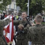 11.06.2022. Kielce. Przysięga żołnierzy 10. Świętokrzyskiej Brygady Wojsk Obrony Terytorialnej / Jarosław Kubalski / Radio Kielce