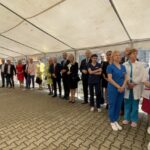 02.06.2022. Ostrowiec Św. Otwarcie lądowiska dla śmigłowców na dachu Szpitala Powiatowego / Emilia Sitarska / Radio Kielce