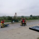 08.06.2022. Kazimierza Wielka. Ćwiczenia strażackie / Marta Gajda-Kruk / Radio Kielce