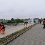 08.06.2022. Kazimierza Wielka. Ćwiczenia strażackie / Marta Gajda-Kruk / Radio Kielce