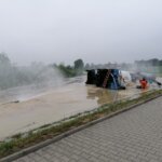 08.06.2022. Kazimierza Wielka. Ćwiczenia strażackie / Marta Gajda-Kruk / Radio Kielce