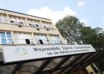 Czerwona Góra. Wojewódzki Szpital Specjalistyczny / Wiktor Taszłow / Radio Kielce