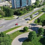 Kielce. Skrzyżowanie ulic Jagiellońskiej, Kamińskiego i Karczówkowskiej / Fot. Jarosław Kubalski - Radio Kielce