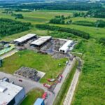 02.06.2022. Promnik. Zakład Unieszkodliwiania Odpadów po pożarze / Jarosław Kubalski / Radio Kielce