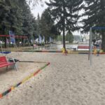 04.06.2022. Sandomierz. Nowy plac zabaw na terenie MOSIR-u / Grażyna Szlęzak / Radio Kielce