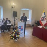 09.06.2022. Sandomierz. Konwent Marszałków Województw RP. Na zdjęciu (w środku): Zbigniew Koniusz - wojewoda świętokrzyski / Grażyna Szlęzak / Radio Kielce