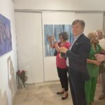 10.06.2022. Sandomierz. Muzeum Diecezjalne. Wystawa Lucyny Gozdek / Grażyna Szlęzak / Radio Kielce