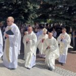 16.06.2022. Sandomierz. Boże Ciało. Kościół Podwyższenia Krzyża Świętego. Msza święta / Grażyna Szlęzak / Radio Kielce