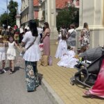 16.06.2022. Sandomierz. Boże Ciało. Procesja eucharystyczna / Grażyna Szlęzak / Radio Kielce