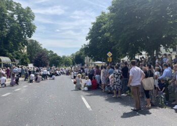 16.06.2022. Sandomierz. Boże Ciało. Procesja eucharystyczna / Grażyna Szlęzak / Radio Kielce