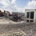 31.05.2022. Promnik. Dogaszanie pożaru wysypiska / Jarosław Kubalski / Radio Kielce