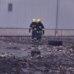 31.05.2022. Promnik. Dogaszanie pożaru wysypiska / Jarosław Kubalski / Radio Kielce