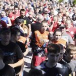 11.06.2022. Kielce, Targi Kielce. I Międzynarodowe Targi Boksu. Ustanowienie rekordu Polski w jednoczesnym treningu / Jarosław Kubalski / Radio Kielce