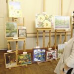 08.06.2022. Kielce, Pałacyk Zielińskiego. Licytacja prac ukraińskich artystów / Jarosław Kubalski / Radio Kielce