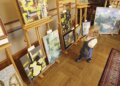 08.06.2022. Kielce, Pałacyk Zielińskiego. Licytacja prac ukraińskich artystów / Jarosław Kubalski / Radio Kielce