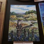 08.06.2022. Kielce, Pałacyk Zielińskiego. Licytacja prac ukraińskich artystów / Jarosław Kubalski / Radio Kielce