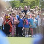 01.06.2022. Kielce. Otwarcie nowego kompleksu sportowego przy Szkole Podstawowej nr 1 / Wiktor Taszłow / Radio Kielce