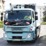 02.06.2022. Kielce. Test elektrycznej śmieciarki / Wiktor Taszłow / Radio Kielce