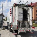 02.06.2022. Kielce. Test elektrycznej śmieciarki / Wiktor Taszłow / Radio Kielce