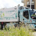 02.06.2022. Kielce. Test elektrycznej śmieciarki / Wiktor Taszłow / Radio Kielce