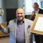 02.06.2022. Kielce. Wręczenie statuetek NOVATOR 2021. Na zdjęciu: Janusz Wójcik - prezes 3DArtech / Wiktor Taszłow / Radio Kielce