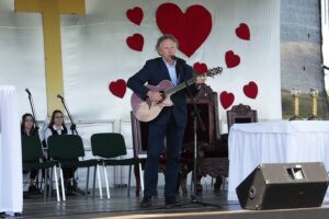 03.06.2022. Masłów. 15. Spotkanie Integracyjne Dzieci i Młodzieży o Specjalnych Potrzebach Edukacyjnych z Kielc i regionu świętokrzyskiego. Na zdjęciu: Marcin Janaszek - WDK / Wiktor Taszłow / Radio Kielce