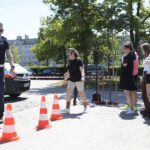 03.06.2022. Kielce. Piknik edukacyjno-profilaktyczny pod nazwą „Zdrowe i Bezpieczne Wakacje” przed urzędem marszałkowskim / Wiktor Taszłow / Radio Kielce