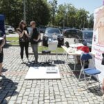 03.06.2022. Kielce. Piknik edukacyjno-profilaktyczny pod nazwą „Zdrowe i Bezpieczne Wakacje” przed urzędem marszałkowskim / Wiktor Taszłow / Radio Kielce
