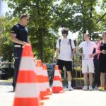 03.06.2022. Kielce. Piknik edukacyjno-profilaktyczny pod nazwą „Zdrowe i Bezpieczne Wakacje” przed urzędem marszałkowskim / Wiktor Taszłow / Radio Kielce