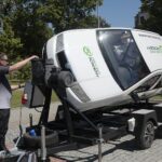 03.06.2022. Kielce. Piknik edukacyjno-profilaktyczny pod nazwą „Zdrowe i Bezpieczne Wakacje” przed urzędem marszałkowskim / Wiktor Taszłow / Radio Kielce