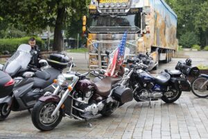 04.06.2022. Kielce. Parada motocykli / Wiktor Taszłow / Radio Kielce