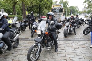 04.06.2022. Kielce. Parada motocykli / Wiktor Taszłow / Radio Kielce