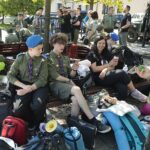 05.06.2022. Bodzentyn. 64. Harcerski Rajd Świętokrzyski / Wiktor Taszłow / Radio Kielce