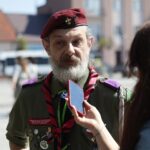 05.06.2022. Bodzentyn. 64. Harcerski Rajd Świętokrzyski. Na zdjęciu: podharcmistrz Konrad Ćwik - komendant 64. Harcerskiego Rajdu Świętokrzyskiego / Wiktor Taszłow / Radio Kielce