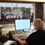 08.06.2022. Studio Gram. Zespół Pieśni i Tańca ze Strawczynka / Wiktor Taszłow / Radio Kielce