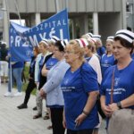 10.06.2022. Kielce. Protest pielęgniarek / Wiktor Taszłow / Radio Kielce