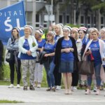 10.06.2022. Kielce. Protest pielęgniarek / Wiktor Taszłow / Radio Kielce