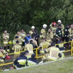 10.06.2022. Cedzyna. Ćwieczenia „Wielka Woda 2022” / Wiktor Taszłow / Radio Kielce