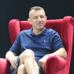 10.06.2022. Kielce. I Międzynarodowe Targi Branży Bokserskiej oraz II Forum Boksu. Na zdjęciu: Tomasz Adamek / Wiktor Taszłow / Radio Kielce