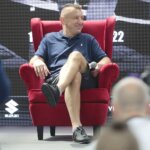 10.06.2022. Kielce. I Międzynarodowe Targi Branży Bokserskiej oraz II Forum Boksu. Na zdjęciu: Tomasz Adamek / Wiktor Taszłow / Radio Kielce