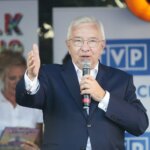 12.06.2022. Gabułtów. Koncert „Jawor u źródeł kultury. Zaproszenie”. Na zdjęciu Krzysztof Lipiec - poseł PiS / Wiktor Taszłow / Radio Kielce