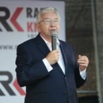 12.06.2022. Gabułtów. Koncert „Jawor u źródeł kultury. Zaproszenie”. Na zdjęciu Krzysztof Lipiec - poseł PiS / Wiktor Taszłow / Radio Kielce