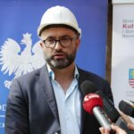 13.06.2022. Kielce. Modernizacja siedziby Teatru im. Stefana Żeromskiego. Naq zdjęciu: Michał Kotański - dyrektor Teatru im. Stefana Żeromskiego / Wiktor Taszłow / Radio Kielce