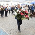 13.06.2022. Kielce. Uroczystości 40-lecia Solidarności Walczącej. Kwiaty składa Zbigniew Koniusz - wojewoda świętokrzyski / Wiktor Taszłow / Radio Kielce
